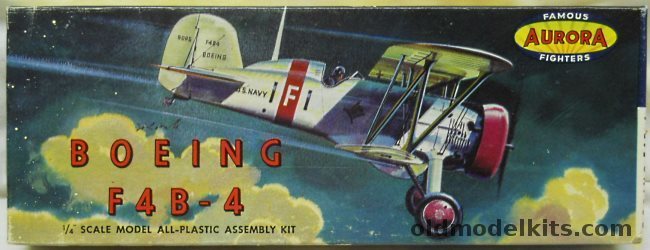 Aurora 1/48 Boeing F4B-4 - (F4B4), 122-79 plastic model kit